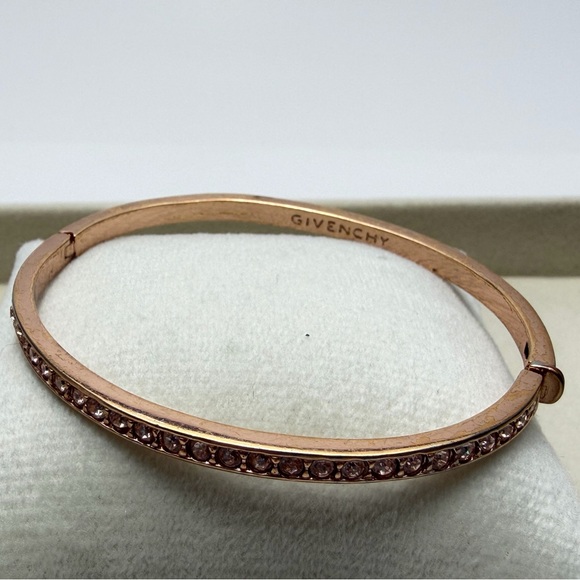 Givenchy Pink Gold Bracelet with Crystal Accents - Picture 3 of 5